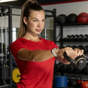 CAMISETA CHICA GIMNASIO ROJO