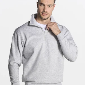 Sudadera JHK Media Cremallera Unisex 290g | Cuello Alto | Lisa o Personalizada