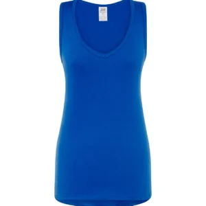 Camiseta Tirantes JHK Mikonos Mujer | Cuello Pico y Espalda Larga | Lisa o Personalizada