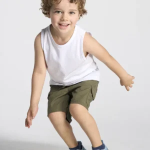 Camiseta Tirantes Niño JHK Strap 155g | Algodón Resistente | Personalizada