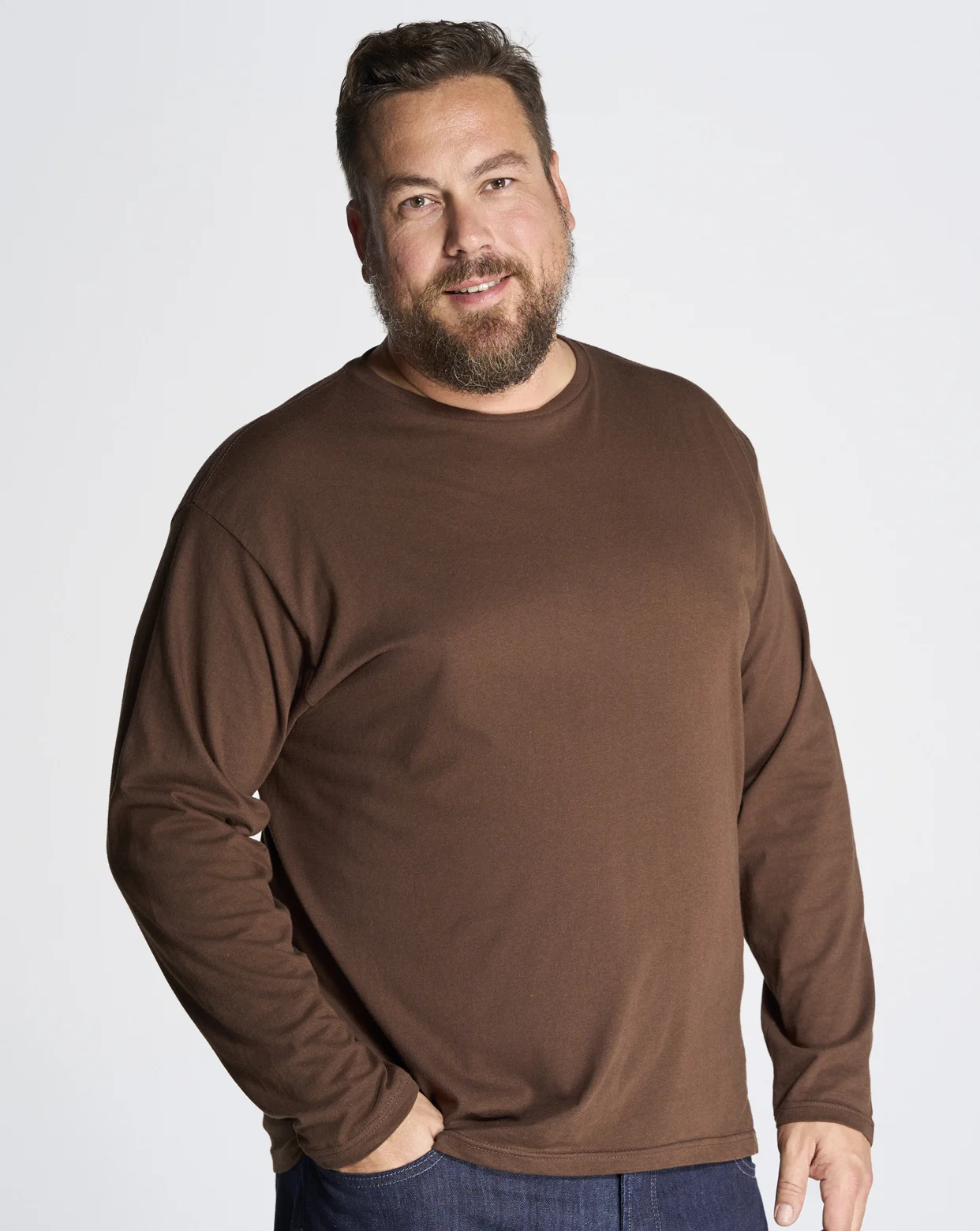 Camiseta manga larga tallas grandes