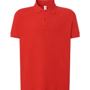 Polo JHK JT Piqué 180g | 100% Algodón | Liso o Personalizado - ROJO