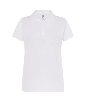 polo worker lady blanco personalizado trabajo empresa jhk popl200wk