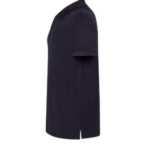 Polo Sport Piqué Man JHK – Marino Lateral Polo Sport Piqué Hombre JHK SPORTPIQUE vista lateral marino