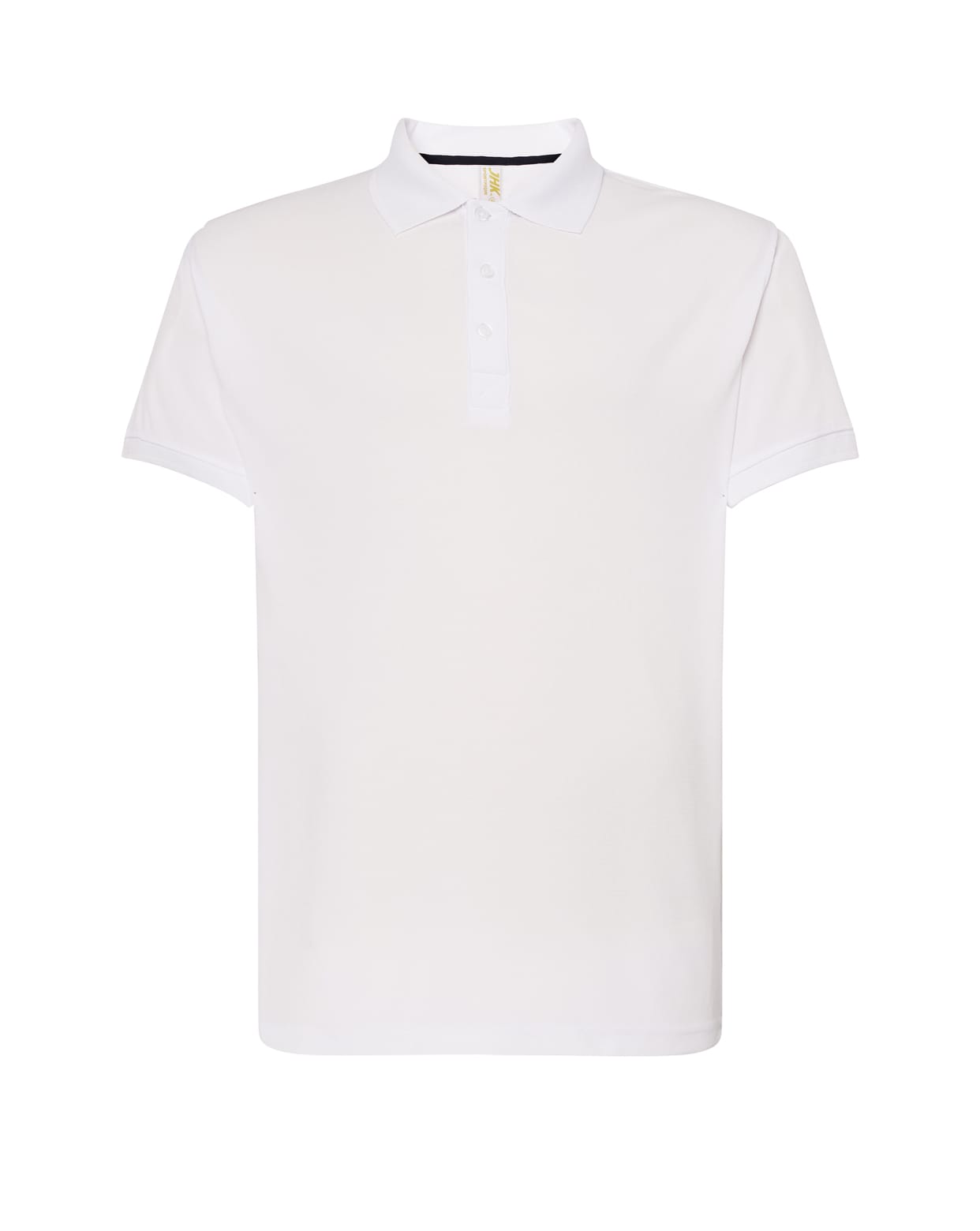 Polo Sport Piqué Man JHK - Blanco Frontal jhktshirt sportpique wh