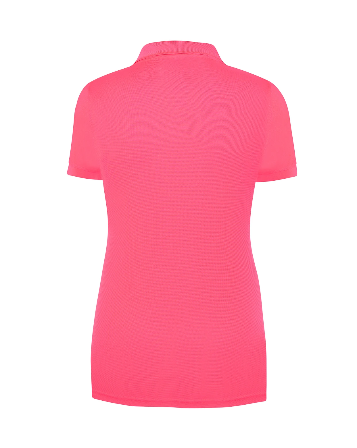 Polo Sport Piqué Lady JHK SPORTPQLADY fuchsia fluor espalda deportivo mujer DTF