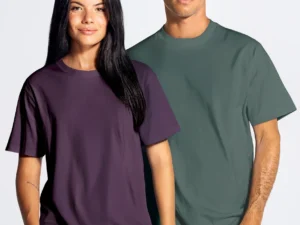 Camiseta JHK Oversize 200g negra frente para personalizar