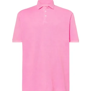 polo hombre lavado rosa para personalizar