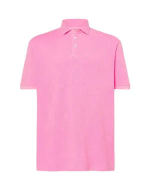 polo hombre lavado rosa para personalizar