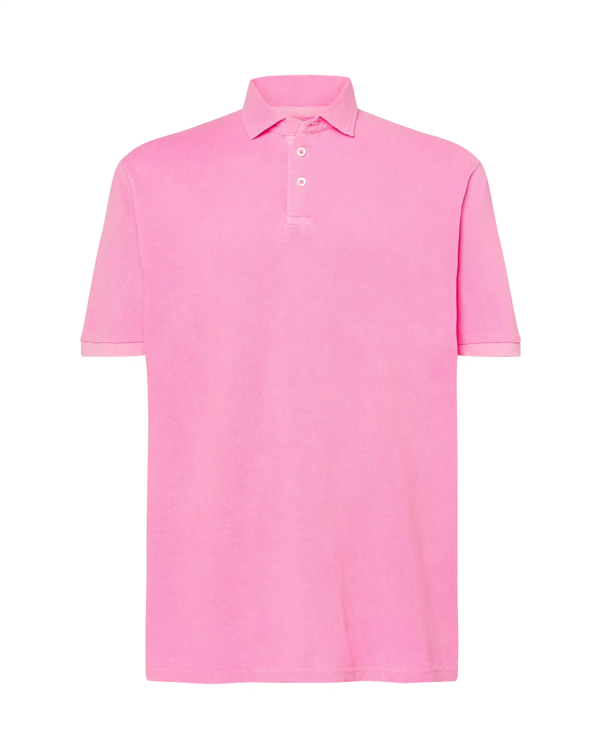 polo hombre lavado rosa para personalizar