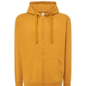 sudadera con cremallera mostaza personalizar