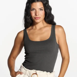 Camiseta Tirantes Finos JHK Victoria Mujer | 160g Entallada | Lisa o Personalizada